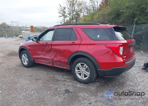 2021 Ford Explorer Xlt из США, поврежденный, VIN 1FMSK8DHXMGA01361